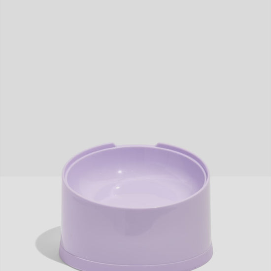 Lilac | Slow Feeder is compatible with Slanted Bowl base
